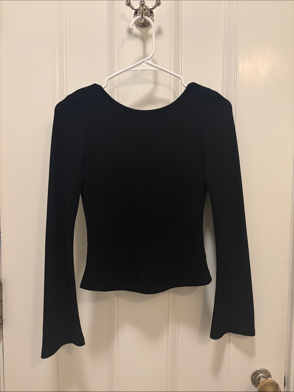 Black Open Back Top